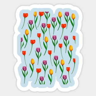 Tulip flower Pattern Sticker